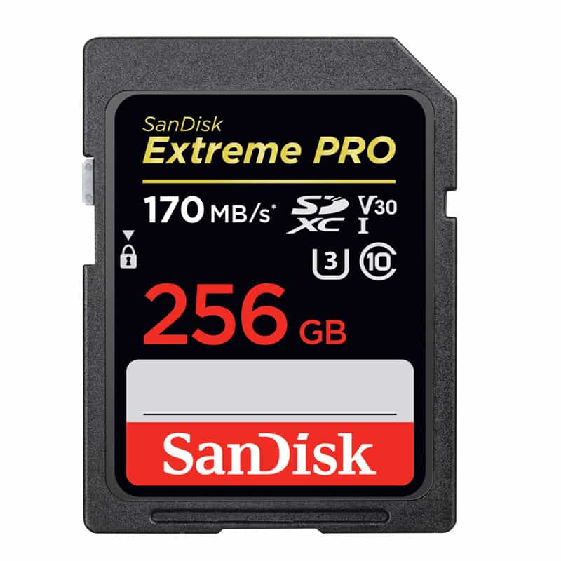 SanDisk 256 GB SDXC ExtremePro – Bild 1