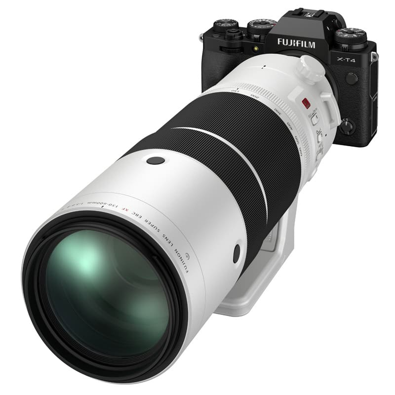 Fujinon XF150-600mm Objektiv an Fujifilm X-T4 Kamera.